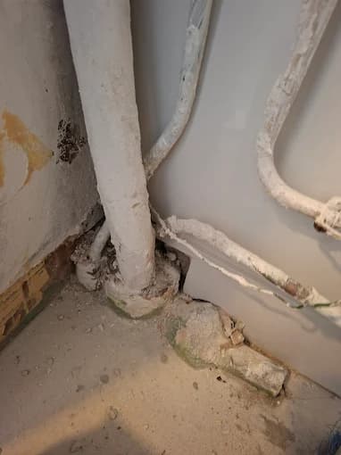 Reprise raccord canalisation