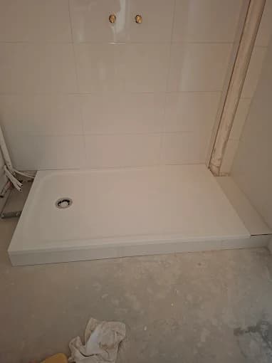 Pose receveur douche à l'italienne